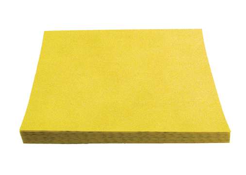 Фото товара "GOLD Шлифовальный лист на липучке, бумажная основа, оксид алюминия, без отв., 230х280 мм, Р240"