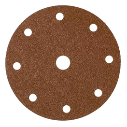 COARSE CUT Шлифовальный диск, укрепленная бумага, оксид алюминия, 9 отверстий, 150 мм, Р60