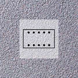 Q.SILVER Шлифовальный лист на липучке, латексная бумага, оксид алюминия, 10 отв., 115х230 мм, Р400