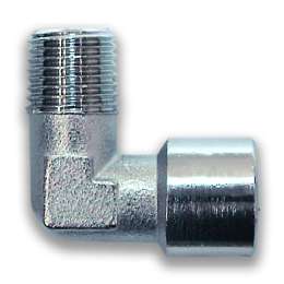 A132/2 Фитинг L-уголок F1/4" - М1/4"