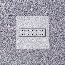 Q.SILVER Шлифовальный лист на липучке, латексная бумага, оксид алюминия, 14 отв., 70х420 мм, Р100